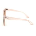 thumbnail image 3 of Flat Top Horn Rim Squared Mens Gangster Sunglasses Pink Brown, 3 of 4