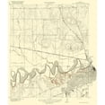thumbnail image 3 of USGS 20x23 Black Modern Framed Museum Art Print Titled - Wichita Falls West Texas Quad - USGS 1918, 3 of 5