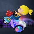 thumbnail image 3 of In Situ Rotation Electric Three-wheeled Bicycle Music Light Toy Children Gift, 3 of 6