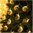 thumbnail image 4 of 5PCS LED String Lights Warm White Curtain Fairy Lights for Bedroom Wedding Party Decorations Palace 1.8m 10LED 2 Sections Long Bright, 4 of 9