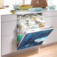 thumbnail image 4 of Magnetic Dishwasher Stickers Watercolor Night Stars & Whale Kitchen Dishwasher Cover Sticker, Panel Decal Cabinet Appliances Stickers 20in W x 26in H Home Decor, 4 of 6