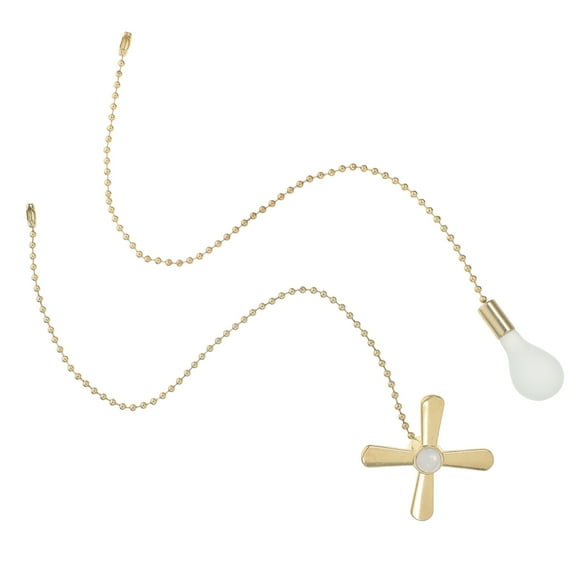 WORGEOUS  Pull Chains for Ceiling Fans and Lights Extension Wall Golden