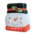 thumbnail image 2 of Fiudx Caja de Regalo Navideña con Diseño de Papá Noel y Árbol de Navidad, de Hojalata, para Guardar Dulces, Decoración para El Hogar, con Un Toque Navideño, Hermética, Tamaño 13 X 13 Cm., 2 of 3