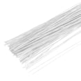 thumbnail image 1 of Alambre Floral Uxcell 0.45mm 26 Gauge, 120 Pcs Alambre para Flores, Alambre Envuelto en Papel para Manualidades, Blanco, 1 of 6