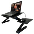 thumbnail image 1 of Escritorio de cama ajustable para computadora portátil con soporte radiante - Mesa portátil y plegable para computadora portátil, 1 of 5
