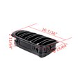 thumbnail image 2 of Glossy Black Dual Slats Kidney Grille Fit 1999-2002 BMW E46 2-Door 318is 323is 328is 318i 323i 328i 328Ci 323Ci 325Ci 330Ci, 2 of 5