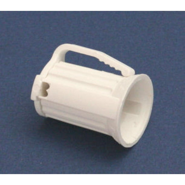 Club Pack of 100 C9 White Christmas Light Sockets For 16 Gauge Wire