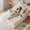 White + Foam+Spring + Plush Fabric + 1 Seat, variant on 65" Boneless Chaise Lounge, Oversized Corduroy Sleeper Bed with Cup Holders & Side Pockets – No Assembly, for Living Room, Bedroom, Reading Nook, Lounge,White