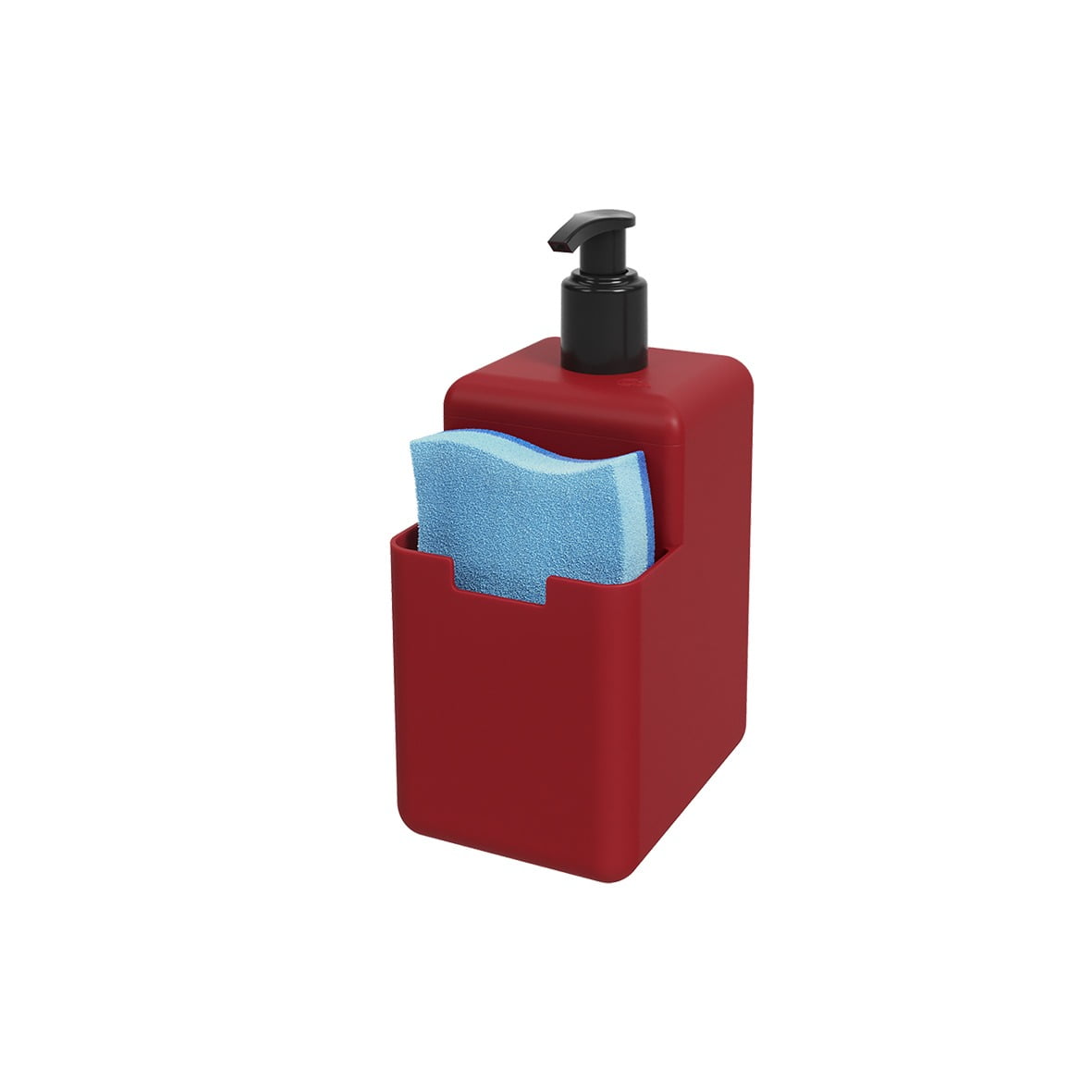 Coza Design Plastic Soap Dispenser 16.9 fl oz / 500 ml (Bold Red