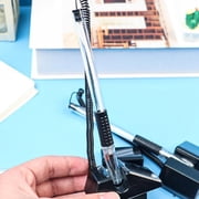 Zeiwohndc Gel Ink Pen Black Netural Pen with Adhesive-backed Base for Bank Office Hotel