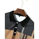 thumbnail image 5 of pstuiky Camisas para hombre de manga larga, Camisa de manga larga con solapa y botones de tela holgada con diseño de patchwork para hombre salir tops m, 5 of 8