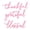 Pink, variant on ESTART 3 Pcs Gold Metal Wall Letters, Thankful Grateful Blessed Bathroom Signs Wall Decor, Hanging Home Decor for Bedroom Interior