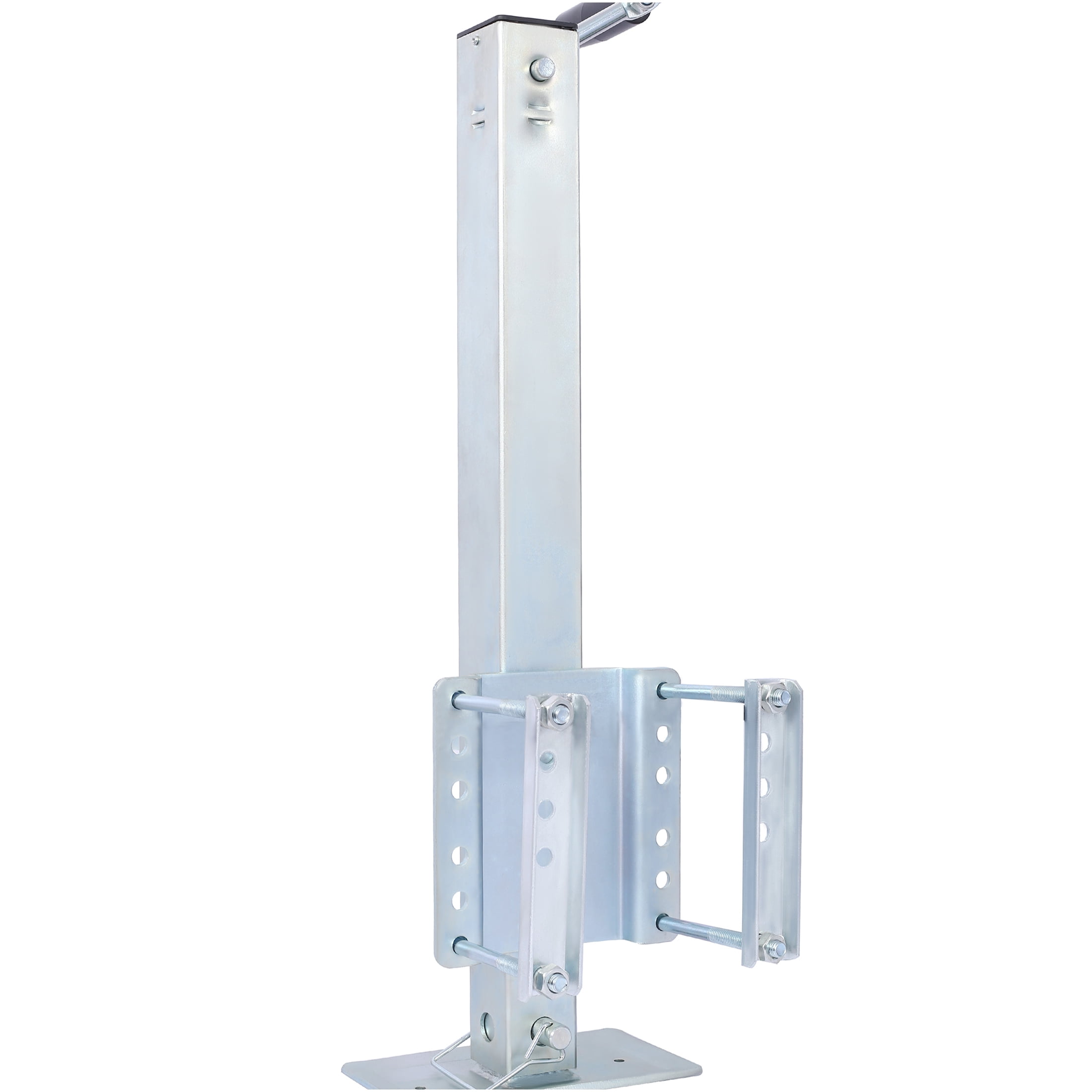 JERFIT 2500 lbs Heavy Duty Trailer Jack with Drop Leg, Fixed Bolt-On Mount, 28.6" Lift, Side Wind Crank for Marine Boat & Utility Trailers