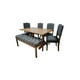 thumbnail image 4 of Comedor gravity madera de pino barnizado tapizado REMATESMX CONTEMPORANEO, 4 of 5
