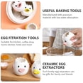 thumbnail image 3 of 1 Pc Practical Filtration Tool Adorable Egg Extractor Ceramic Oven Baking Tool, 3 of 9