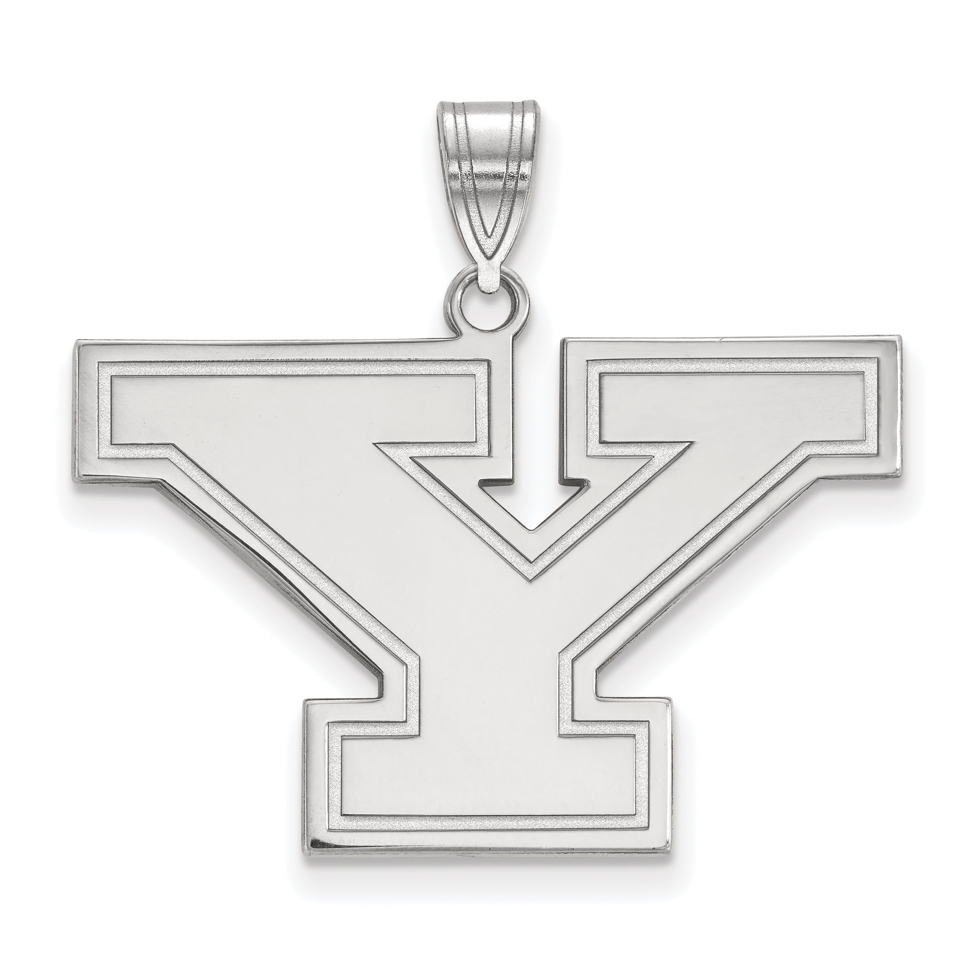 Collegiate Youngstown State University Sterling Silver LogoArt Youngstown State University Large Pendant 
