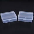 thumbnail image 3 of 2PCS Small Transparent Plastic Storage Box Clear Square Multipurpose Display Box, 3 of 6