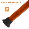 thumbnail image 3 of NUOLUX 4Ud Tapones De Goma Negros Para Patas De Con Protección Antideslizante Y Antirruido, 3 of 6