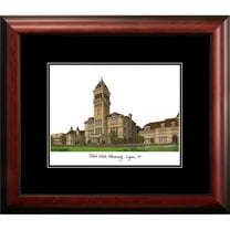 Campus Images UT997A 14 x 18 in. Utah State University Academic Satin Mahogany Framed Lithograph