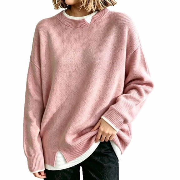 Pullover Sweaters for Women Work Tops Thin Cable Sweater Elegant Old Money Outfits Knit Fall Summer