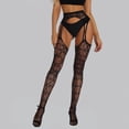 thumbnail image 2 of Intimates Tights Stocking Transparent Soft Lace Open Women Underwear Bodysuit, 2 of 2