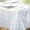 White, variant on Lenox Laurel Leaf Oblong Tablecloth, White, 70x122"