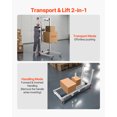 thumbnail image 3 of VEVOR Chariot de Levage Empilable Capacité de 551 lbs 70 Pouces Max, 3 of 9