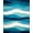 Blue,  Pattern 2, variant on ODIKA 4'x6' Machine Washable Non-Slip Area Rug, Cosmic Thunder Lightning Storm Electric Bolt Design Floor High Traffic Rug, White, 553648