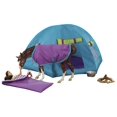 thumbnail image 1 of Breyer 1:9 Traditional Series Model Horse Set: Backcountry Camping, 1 of 2
