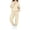 Beige-13, variant on Sakuulaan Kids 2‑Piece Tracksuit Set, Full‑Zip Hooded Jacket and Jogger Pants, Soft Polyester Casual Outfit for Girls 2‑14 Years