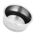 thumbnail image 1 of justharion Coffee Machines Pressure Filter Basket with Black Ring BPA-Free Reusable 2 cup, 1 of 7