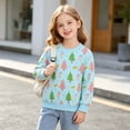 thumbnail image 5 of LUGOGNE Toddler Boys Girls Cotton Sweatshirt Kids Cute Graphic Long Sleeve Pullover Sweatshirts Light Blue,3-4 Years, 5 of 9