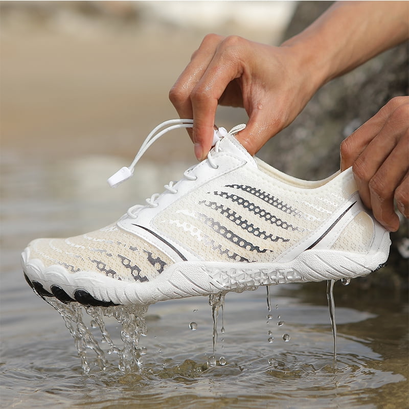 HOYUFEI Unisex Barefoot Shoes, Non-Slip Walking Shoes with Wide Toe Box, Pain-Free Comfortable Hiking Shoes for Men Women/men