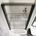 thumbnail image 4 of Seawin Axio Horizon Pivot Shower Door 31.25 - 32 in. W x 72 in. H Matte Black Hardware 5/16 inch (8 mm) Thick Clear Horizon Glass Matte Black, 4 of 10