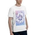 thumbnail image 2 of Bingfone Round Snow Merry Christmas Men'S Loose Fit Short-Sleeve Pocket T-Shirt, 2 of 7