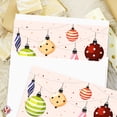 thumbnail image 5 of 2026 Happy New Year Holiday Greeting Cards – Blank Xmas Fold Over Cards & Envelopes, Colorful Baubles – For Christmas and New Year’s Gift & Presents | 10 Per Pack | 4.25 x 5.5” (A2 Size), 5 of 6