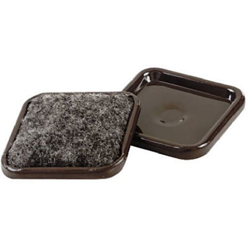 8-Piece Felt Furniture Sliders - 3 Inch Round Moving Pads For Hardwood & Carpet