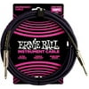 ERNIE BALL 6393 Shielded Instrument Cable 10ft BRAIDED INSTRUMENT CABLE 3.05m Purple/Black