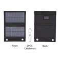 thumbnail image 4 of Amdohai 4W Foldable Solar Charger With USB Port 2PCS Carabiner Portable Solar, 4 of 8