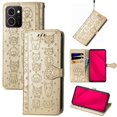 thumbnail image 1 of Funda Cartera FOXDOCK para HMD Skyline , Flip PU con Relieve de Gatos y Perros, Tarjetero y Soporte, 1 of 6