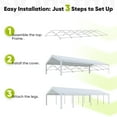thumbnail image 3 of Quictent 20x40ft Party Tent Heavy Duty Outdoor Canopy Tent Carport Wedding Event Shelter BBQ Wedding Tents for Parties with Storage Bags, 3 of 10
