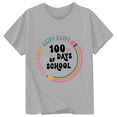 thumbnail image 3 of YUEHUA Kids 100th Day of School Vibes Cute 100 Days of School T-Shirt, 3 of 3