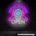 thumbnail image 3 of Handmadetneonsign Psychic Readings Open Neon Sign, Psychic Reader Wall Art, Psychic Wall Decor 040577, 3 of 5