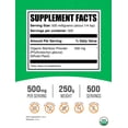 thumbnail image 6 of BulkSupplements Organic Bamboo Powder, Dietary Supplement, Bone & Joint Health, 250g, 500 Servings, 6 of 6