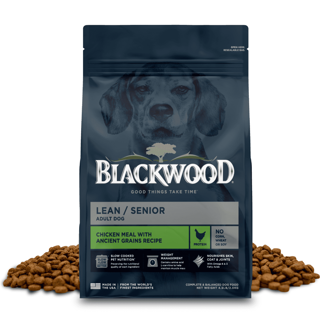Blackwood Dry Dog Food Lean/Senior Chicken Meal with Ancient Grains 4.5 lb.
