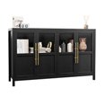thumbnail image 1 of 1 Set Of Fb Board + Mdf Board Four-Door Glass Sideboard, 1 of 9