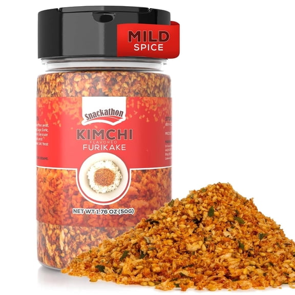 Snackathon Furikake Rice Seasoning, Kimchi Flavored, 1.76 oz