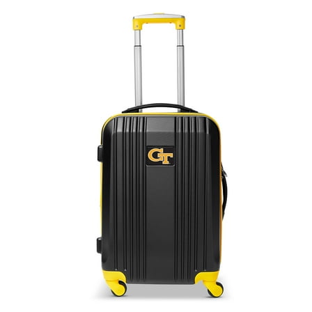 Mojo Outdoors NCAA Georgia Tech Yellow Jackets 21 in. Carry-on Hardcase Two-Tone Spinner
