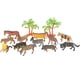 thumbnail image 5 of KAKOWELY Juego de 12 figuras de animales de granja, juguetes de plástico, figuras de animales pequeños, 5 of 5