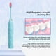 thumbnail image 5 of Cepillo de dientes eléctrico automático, cepillo de dientes eléctrico de carga USB - Azul, 5 of 6